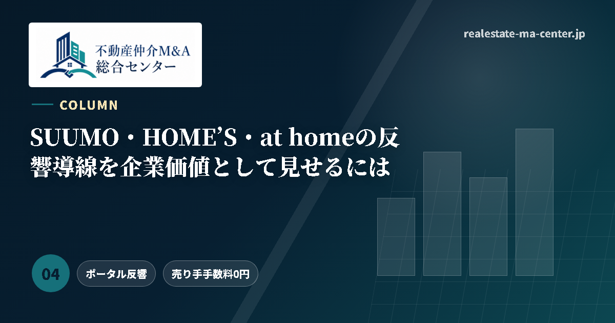 SUUMO・HOME’S・at homeの反響導線を企業価値として見せるには アイキャッチ