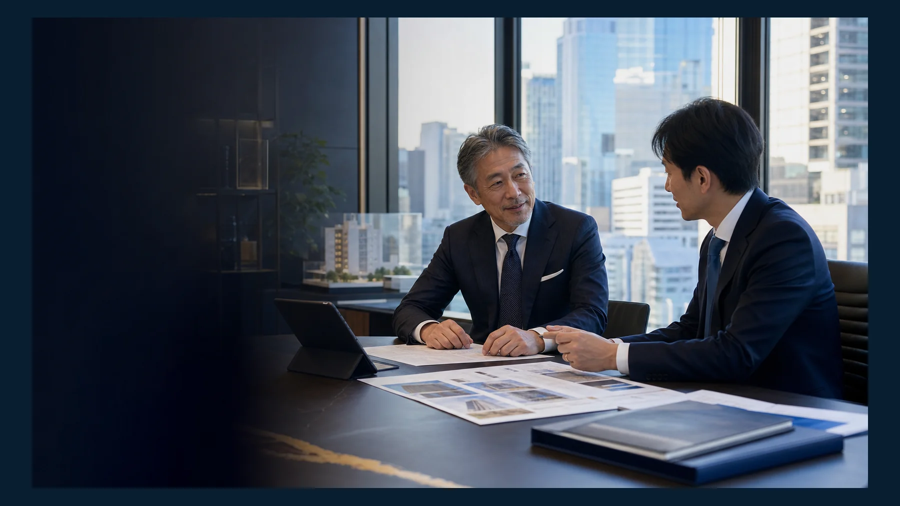 不動産仲介会社の経営者とM&Aアドバイザー